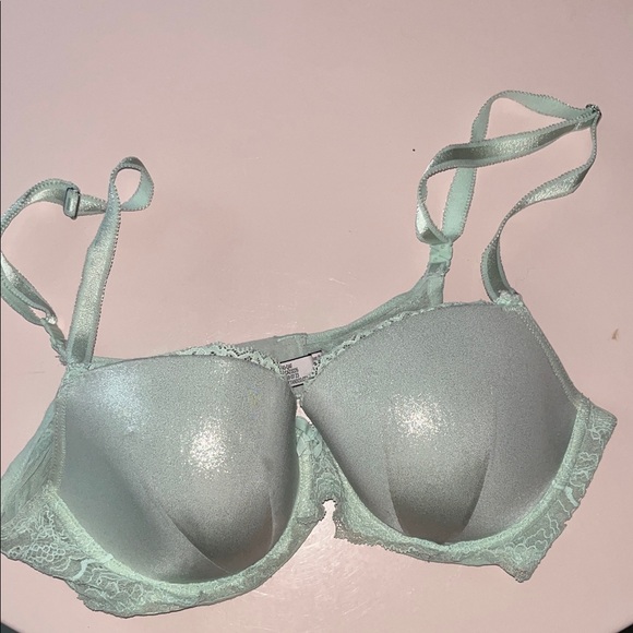 Victoria's Secret Other - 5 for $25! Victorias Secret Elegant Mint Green Lace Bra 36C